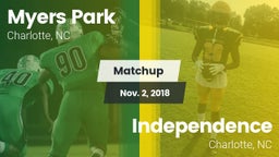 Matchup: Myers Park High vs. Independence  2018