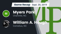 Recap: Myers Park  vs. William A. Hough  2019