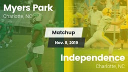 Matchup: Myers Park High vs. Independence  2019