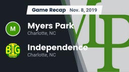 Recap: Myers Park  vs. Independence  2019