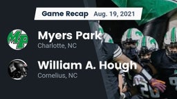 Recap: Myers Park  vs. William A. Hough  2021