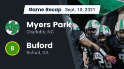 Recap: Myers Park  vs. Buford  2021