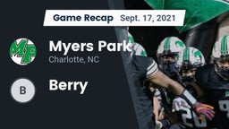 Recap: Myers Park  vs. Berry  2021