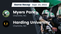 Recap: Myers Park  vs. Harding University  2022