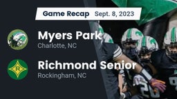 Recap: Myers Park  vs. Richmond Senior  2023
