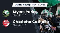 Recap: Myers Park  vs. Charlotte Catholic  2023