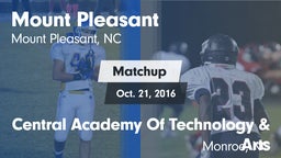 Matchup: Mount Pleasant High vs. Central Academy Of Technology & Arts 2016