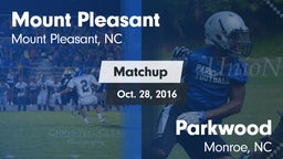 Matchup: Mount Pleasant High vs. Parkwood  2016