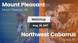 Matchup: Mount Pleasant High vs. Northwest Cabarrus  2017