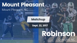 Matchup: Mount Pleasant High vs. Robinson  2017