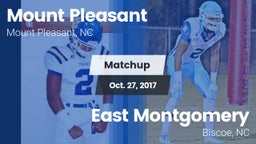 Matchup: Mount Pleasant High vs. East Montgomery  2017