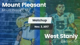 Matchup: Mount Pleasant High vs. West Stanly  2017