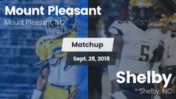 Matchup: Mount Pleasant High vs. Shelby  2018