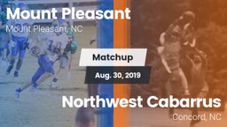 Matchup: Mount Pleasant High vs. Northwest Cabarrus  2019