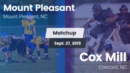 Matchup: Mount Pleasant High vs. Cox Mill  2019