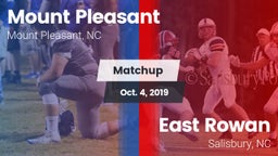 Matchup: Mount Pleasant High vs. East Rowan  2019