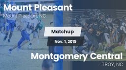Matchup: Mount Pleasant High vs. Montgomery Central  2019