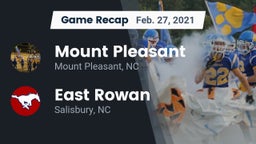 Recap: Mount Pleasant  vs. East Rowan  2021