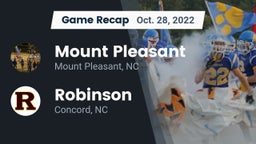Recap: Mount Pleasant  vs. Robinson  2022