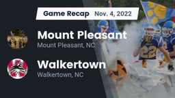 Recap: Mount Pleasant  vs. Walkertown  2022