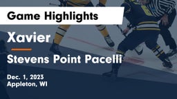 Xavier  vs  Stevens Point Pacelli Game Highlights - Dec. 1, 2023