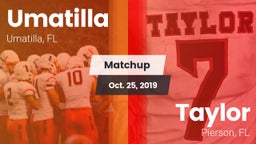 Matchup: Umatilla  vs. Taylor  2019