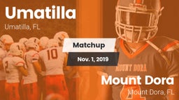 Matchup: Umatilla  vs. Mount Dora  2019