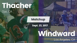 Matchup: Thacher  vs. Windward  2017