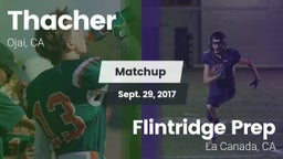 Matchup: Thacher  vs. Flintridge Prep  2017