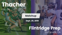 Matchup: Thacher  vs. Flintridge Prep  2018