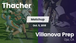 Matchup: Thacher  vs. Villanova Prep  2018