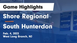 Shore Regional  vs South Hunterdon  Game Highlights - Feb. 4, 2023