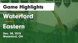 Waterford  vs Eastern  Game Highlights - Dec. 28, 2018