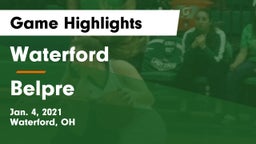 Waterford  vs Belpre  Game Highlights - Jan. 4, 2021
