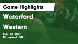 Waterford  vs Western  Game Highlights - Feb. 20, 2021