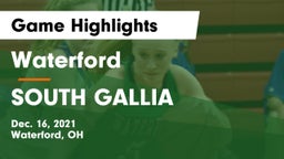 Waterford  vs SOUTH GALLIA  Game Highlights - Dec. 16, 2021
