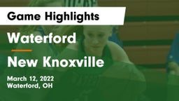 Waterford  vs New Knoxville  Game Highlights - March 12, 2022