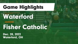 Waterford  vs Fisher Catholic  Game Highlights - Dec. 28, 2022