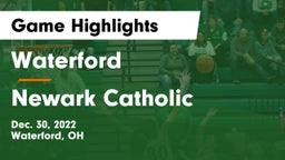 Waterford  vs Newark Catholic  Game Highlights - Dec. 30, 2022