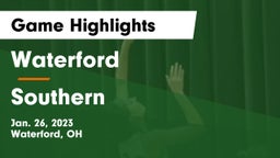 Waterford  vs Southern  Game Highlights - Jan. 26, 2023