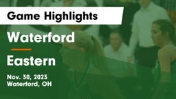 Waterford  vs Eastern  Game Highlights - Nov. 30, 2023