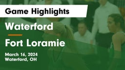 Waterford  vs Fort Loramie  Game Highlights - March 16, 2024