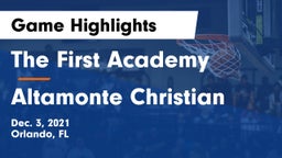 The First Academy vs Altamonte Christian Game Highlights - Dec. 3, 2021