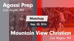 Matchup: Agassi Prep High vs. Mountain View Christian  2016