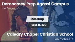 Matchup:  Democracy Prep vs. Calvary Chapel Christian School 2017