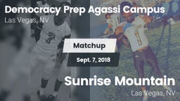 Matchup:  Democracy Prep vs. Sunrise Mountain  2018