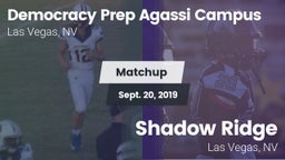 Matchup:  Democracy Prep vs. Shadow Ridge  2019