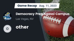 Recap:  Democracy Prep Agassi Campus vs. other 2023