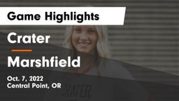 Crater  vs Marshfield Game Highlights - Oct. 7, 2022