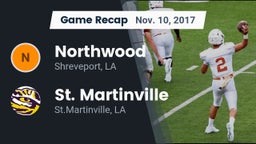 Recap: Northwood  vs. St. Martinville  2017